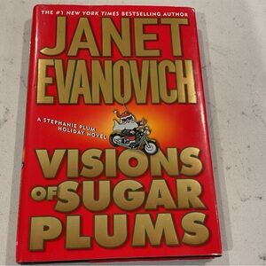 Janet Evanovich 1st Edition “Visons of Sugar Plums” Hardback Book Great
